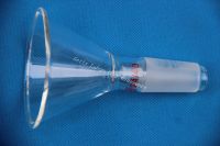 80ml Glass Powder Funnel, 75mm dia, with 2440 standard joint