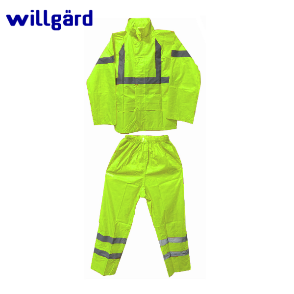 Willgard A501 Raingear w/ HOOD w/ Reflector WATERPROOF Heavy Duty High