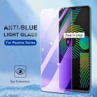 ฟิล์มกระจกนิรภัย แสงสีม่วง For Realme GT Neo2 Master 7i 6i 5i 8 7 6 5 3 Pro C2 C3 C11 C12 C15 C17 C20 C21 C21Y C25 C25s Narzo 50A 50i 30A 20 Pro XT X50 X3 SuperZoom ฟิล์มกันจอแต