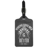 【DT】 hot  Twoheartsgirl Freemasonry Design Luggage Tags for Travel Suitcase Identifier Label Trolley Case Name/ID/Address Holder Accessory