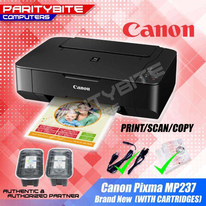 Canon Pixma MP237 AllinOne Inkjet Printer(W/ Cartridge) Lazada PH