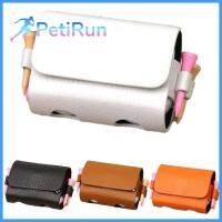 Petilrun Travel กระเป๋ากอล์ฟหนัง PU,กระเป๋าลูกกอล์ฟกระเป๋าเก็บของคาดเอวสำหรับเล่นกอล์ฟ4แท่นตั้งลูกกอล์ฟ