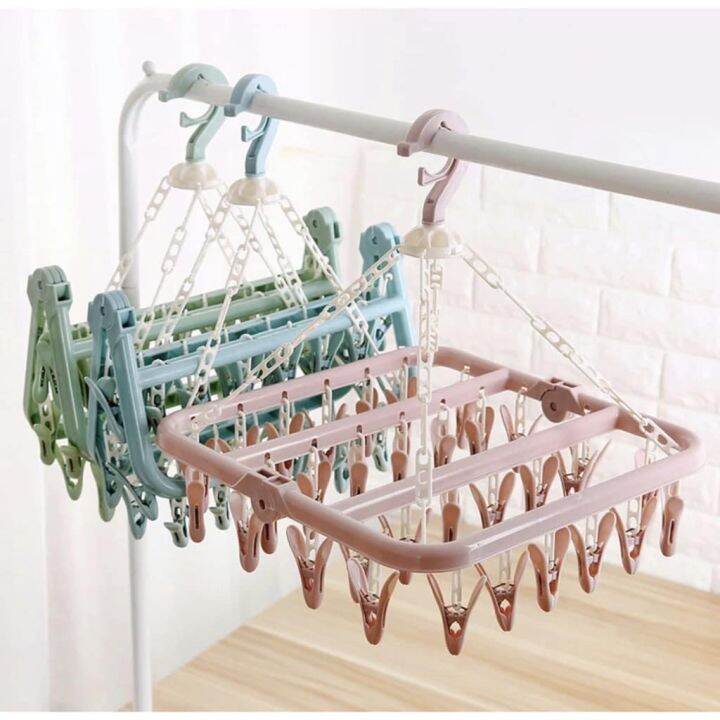 MULTI CHANGE PEG LAUNDRY HANGER (CLIP FOLDING) Lazada PH