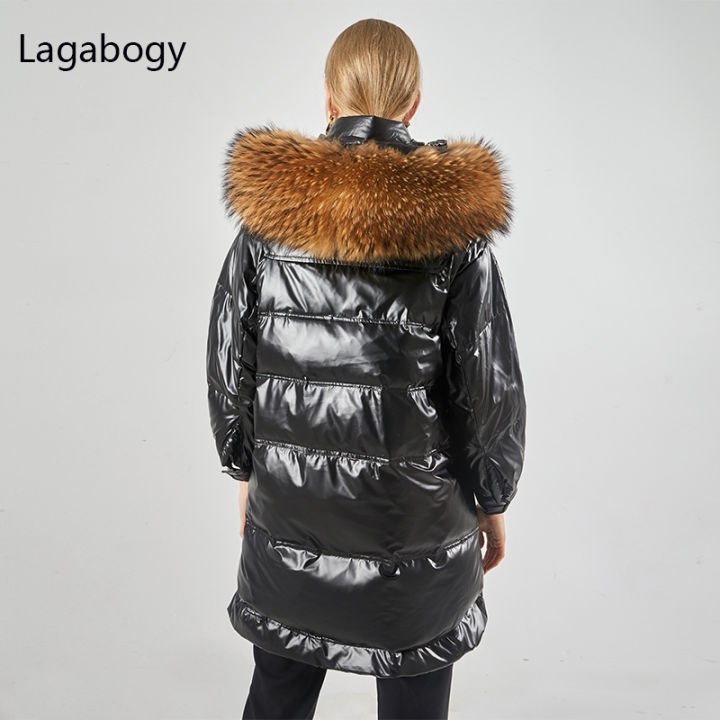 lagabogy-2021-winter-women-bright-long-parkas-90-white-duck-down-jacket-hooded-warm-waterproof-silver-coat-female-snow-outwear