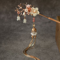 Natural Shell Flower Hairpin Cheongsam Accessories Tassel Women Hairpins Wedding Hair Stick Freshwater Pearl Jewelry