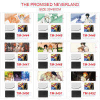 30*80ซม. ที่สัญญาไว้คือ Neverland การ์ตูนยางแผ่นรองเมาส์ลายอนิเมะแผ่นรองเมาส์ขนาดใหญ่อุปกรณ์ต่อพ่วงสีการพิมพ์ดอกไม้ที่ไม่ใช่ลื่นล็อคขอบแผ่นรองบนโต๊ะ0000