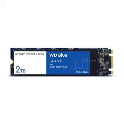 ลด 50% (พร้อมส่ง)WD BLUE SSD 2TB M.2 2280 SATA 6Gb/s WDS200T2B0B (Warranty 5Y) #สินค้าใหม่ประกันศูนย์100%(ขายดี)