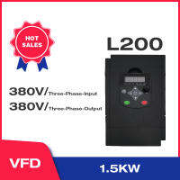 Uche ใหม่ Angisy 1.5KW/2.2KW 380V 3เฟสอินพุตและ380V 3-Phases เอาต์พุตตัวแปลงความถี่ L200 60HZ ถึง50HZ