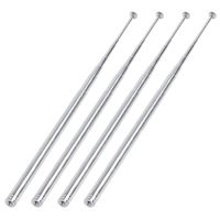 4pcs 115 cm 10 Section Telescopic Antenna FM AM Radio