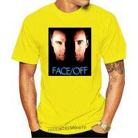 【New】TSHIRTฝ้ายขายดี เสื้อยืดลําลอง แขนสั้น พิมพ์ลาย FaceOff Nicolas Cage John Travolta? รองเท้าผู้ชาย สีดํา 6-A-399 PHbfnn46