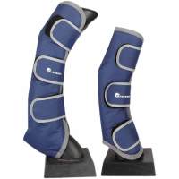 Cavassion Horse Leg Protector ขี่ม้าขาผ้าพันแผลสี่ชิ้น2ชิ้นสำหรับด้านหน้า2ชิ้นสำหรับ Back Horse Boots