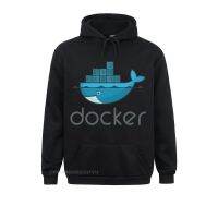 Men Men Docker Devops Conner Development Novelty Pure Cotton Pullover Hoodie Long Sleeve Crew Neck Harajuku Gift Idea Size XS-4XL