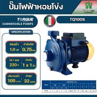 TORQUE ปั๊มหอยโข่ง TORQUE รุ่น TQ100S กำลัง 1 แรงม้า / 750 วัตต์ ปั๊มน้ำหอยโข่ง