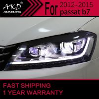 ✹❒ﺴ Car Lights for V W Passat B7 LED Headlight 2012-2016 B7 Head Lamp Drl Projector Lens Automotive