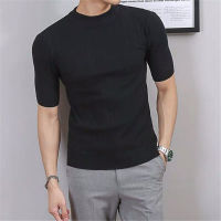 2021 Spring And Summer European American Style Mens Fashion Leisure Slim Cotton Knitted Sweater High Brand Clothing