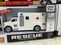 ?ของเล่น ของเล่นเด็ก รถพยาบาลเด็กเล่น Ambulance Car รถUN รถพยาบาล รถพยาบาล1:20 รถหมอ หมอเด็ก no.WY67C