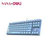 NANA คีบอร์ดเกมมิ่งเชื่อมต่อแบบ usb คีย์บอร์ดเรืองแสง Gaming keyboard มีไฟ LED มีขาตั้ง แป้นโค้งรับกับมือ สำหรับ windowsXPขึ้นไป