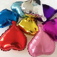 10 inch 5pcs love heart Helium Balloons Wedding Anniversary Valentines Day Decorations Aluminum Film Birthday BalloonTM413