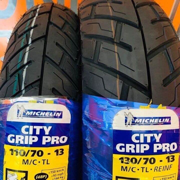 MICHELIN CITY GRIP PRO TUBELESS TIRE SIZE 13 14 17 FREE SEALANT and