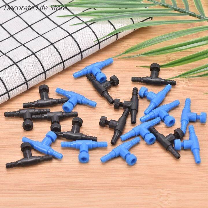 {SQG Pet Products} 3/10pcs Fish Tank Air Line Flow Control Regulator Valve Aquarium For 4/6mm