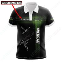 2023 NEW Style Arctic Cat Polo Shirt Harajuku 3D Printing T Shirt For Mens Clothes Anime Quick Dry Oversized T-Shirt Unisex Short Sleeve TopNew product，Can be customization