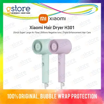 Mobile2Go. Xiaomi Mijia H301 Portable Anion Hair Dryer [Quick Dry Negative  Ion Hair Professional, 25m/s Wind Speed