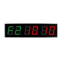 Screen Gym Timer 1.5 Inch Digits Count Down/Up Timer Boxing Cycle Interval Clock Stopwatch Fitness Training