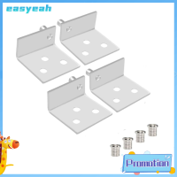 EASYEAH 2 Sets เหล็กไร้สนิม บานพับหมุนได้ เงินสีเงิน ทนทานสำหรับงานหนัก บุชชิ่งบูช เพลาปกปิด ตู้เฟอร์นิเจอร์ตู้