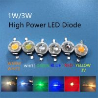 【CW】ﺴ┅  10pcs 1W Bulb Diodes SMD 110-120LM LEDs Chip - 18W light Downlight warm cold white green blue