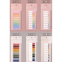 [A Boutique]▲ Retro Morandi Sticky Note 200pcs Colorful Memo Pad Lable Sticker Bookmarks Notepad School Office Stationery door gift