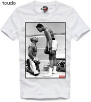 T Shirt May Weather Vs Muhammad Ali The Real G.O.A.T 2019 New Fashion MenS Summer Short Sleeve Style Slim Custom Shirts S-4XL-5XL-6XL