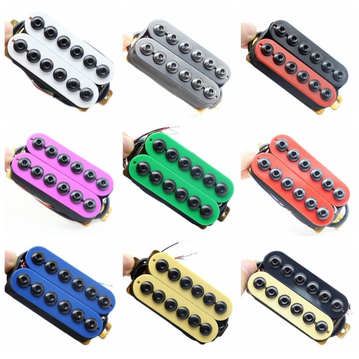 1ชิ้นสะพานรถกระบะกีต้าร์ไฟฟ้าหรือคอกีต้าร์-humbucker-pickup-ผู้บุกรุกสไตล์9สี