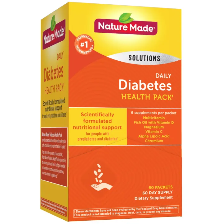 Nature Made® Daily Diabetes Health Pack Dietary Supplement (60 pk