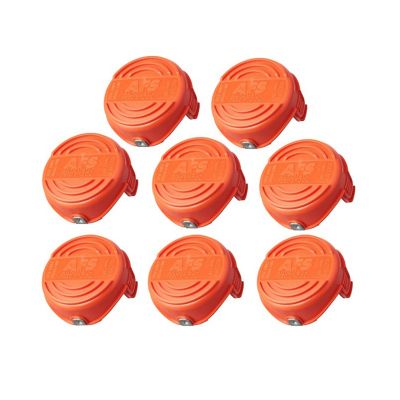 8PCS Lawn Mower Replacement Parts SF-080-BKP/90583594 Replacement Spool Mowing Head Mowing Rope