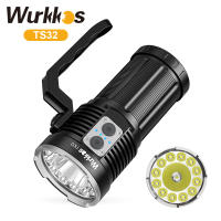 Wurkkos TS32 15000lm ที่มีประสิทธิภาพ USB C ชาร์จ21700ไฟฉาย Cree XPL2 + LH351D/Luminus SFT40 LED Dual Switch และไฟแสดงสถานะ