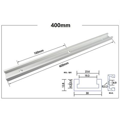 ⭐ลูกปัด Lalangbeads⭐T-Track Miter T-Slot Slider โต๊ะบาร์ Saw Gauge/Alloy เครื่องมืองานไม้มาใหม่ล่าสุด