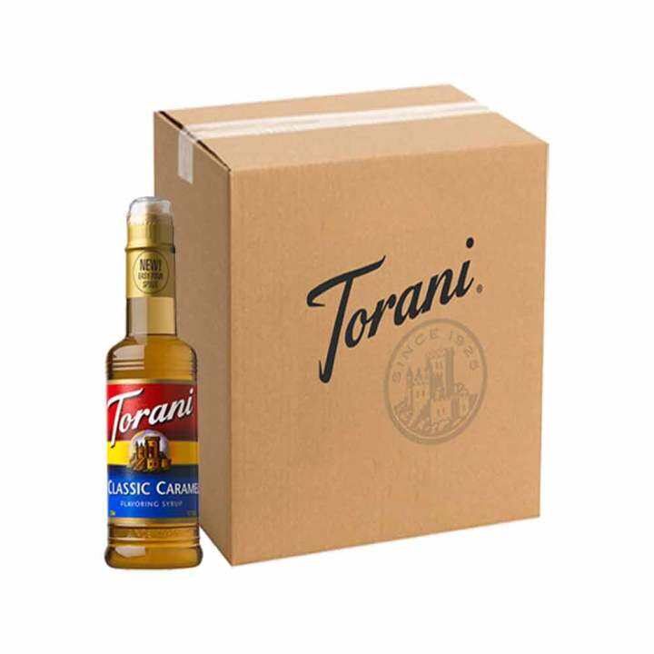 Torani Classic Caramel Syrup 375ml x 4 Bottles Lazada PH