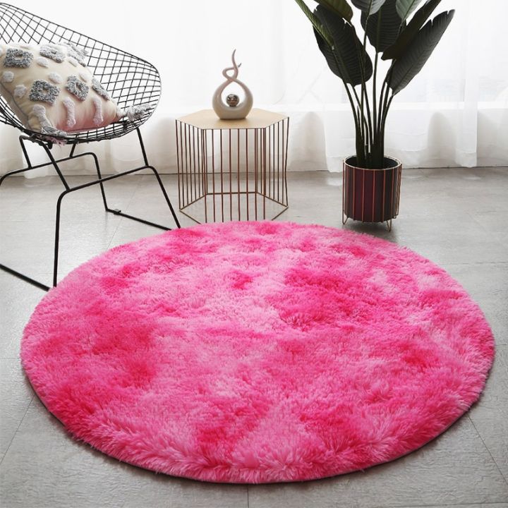 pink-green-blue-tie-dye-carpet-round-shaggy-chair-mat-tie-dye-fluffy-living-room-area-rug-bedroom-rug-long-hair-kids-play-mat