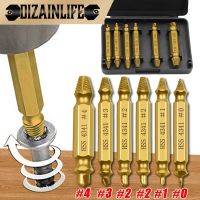 4/5/6 PCS Damaged Screw Extractor Drill Bit Set Stripped Broken Screw Bolt Remover Extractor Drill Easily Take Out Removal Tools