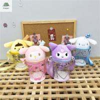 BAGGYS กระเป๋าใส่เหรียญโทรศัพท์มือถือน่ารัก Pompurin เมโลดี้เด็ก Cinnamoroll ตุ๊กตาผ้ากำมะหยี่ของเล่น Kuromi ขวดกระเป๋าสุภาพสตรี PVC กระเป๋าสะพายข้างการ์ตูนกระเป๋าผ้ากำมะหยี่ Tas Jeli น่ารัก