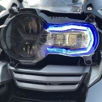 For BMW R1250 GS GSA R1200GS LC ADV 2013 - 2021 Headlight Protector Guard Lense Cover LED Lamp Daily Lamp Discoloration Patch