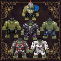 Hulk Skaar บรูซแบนเนอร์อิฐรูปปั้นขนาดเล็กมหัศจรรย์ของขวัญวันเกิดของเล่นเพื่อพัฒนาการสำหรับเด็กภาพยนตร์บล็อกตัวต่อ DIY