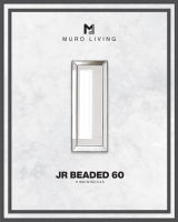 กระจกตกแต่งผนังดีไซน์ Muro Living รุ่น  JR BEADED 60