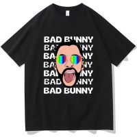 Rapper Bad Bunny Un Verano Sin Ti Print T Shirts Men Cotton T-Shirt Fashion Hip Hop Oversized T Shirt Hipster Streetwear S-4XL-5XL-6XL