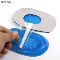 1Pair Man and Women Silicon Gel heel Cushion insoles soles relieve foot pain protectors Spur Support Shoe pad feet care Inserts