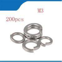 200 Pieces M3 DIN127 Musim Semi Washer A2-70 Stainless Steel SS304