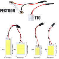 1 pcs Festoon LED COB สัญญาณหลอดไฟ 31 มม. 36 มม. 39 มม. 41/42 มม. C5W 168 T10 ภายในรถอ่านสีขาวไฟโดมป้ายทะเบียน - ujce8277