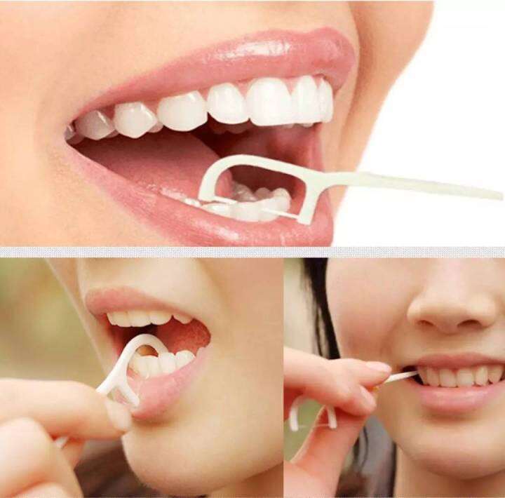 ไหมขัดฟันชนิดด้าม-dental-floss-toothpick-ไหมขัดฟันพลาสติก-ไหมขัดฟันดูแลช่องปาก-สะดวกในการใช้งาน-ขนาดพกพา-บรรจุ-30-pcs-ชิ้น-พร้อมส่ง