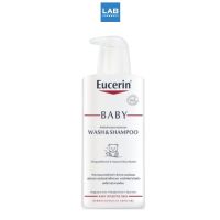 Eucerin Baby wash and Shampoo 400 ml. - ผลิตภัณฑ์ทำความสะอาดผิวหน้า ผิวกาย และเส้นผมของเด็กทารก