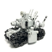 MOC Action Figure Bricks Metal Slug Tank Super Vehicle 001 Building Blocks Assembled DIY Model Toys Educational For Kids Gift